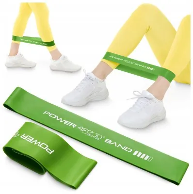 Резинка для фітнесу 4FIZJO Mini Power Band 1 мм 10-15 кг Green (P-5907222931615)
