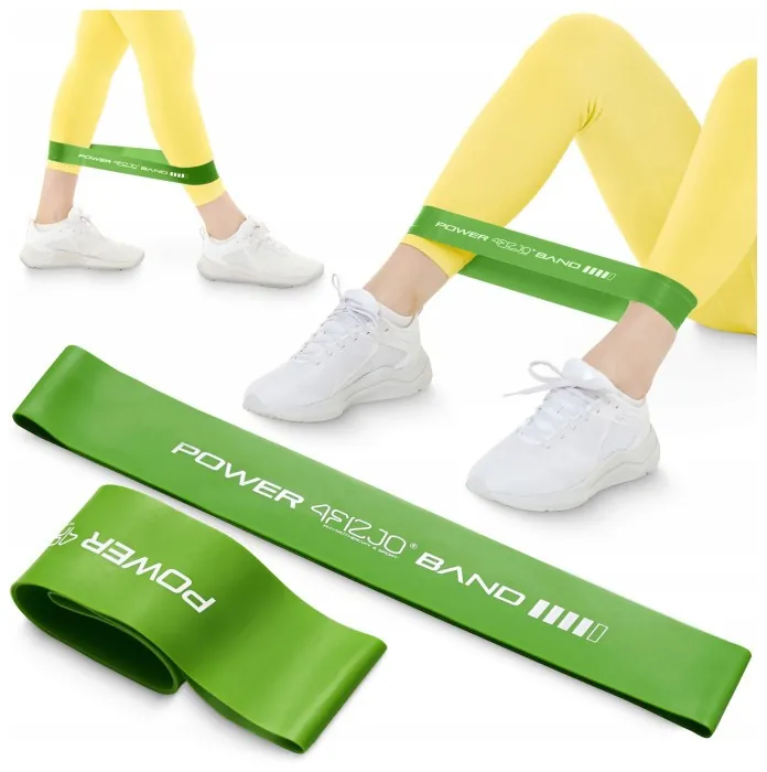 Резинка для фітнесу 4FIZJO Mini Power Band 1 мм 10-15 кг Green (P-5907222931615)