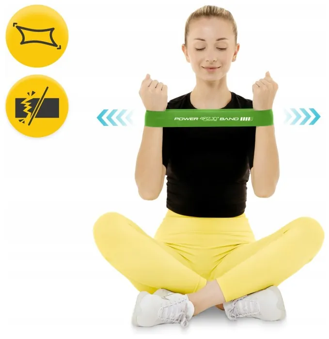Резинка для фітнесу 4FIZJO Mini Power Band 1 мм 10-15 кг Green (P-5907222931615)