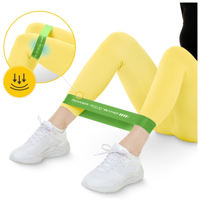 Резинка для фітнесу 4FIZJO Mini Power Band 1 мм 10-15 кг Green (P-5907222931615)