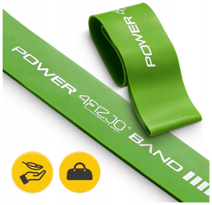 Резинка для фітнесу 4FIZJO Mini Power Band 1 мм 10-15 кг Green (P-5907222931615)