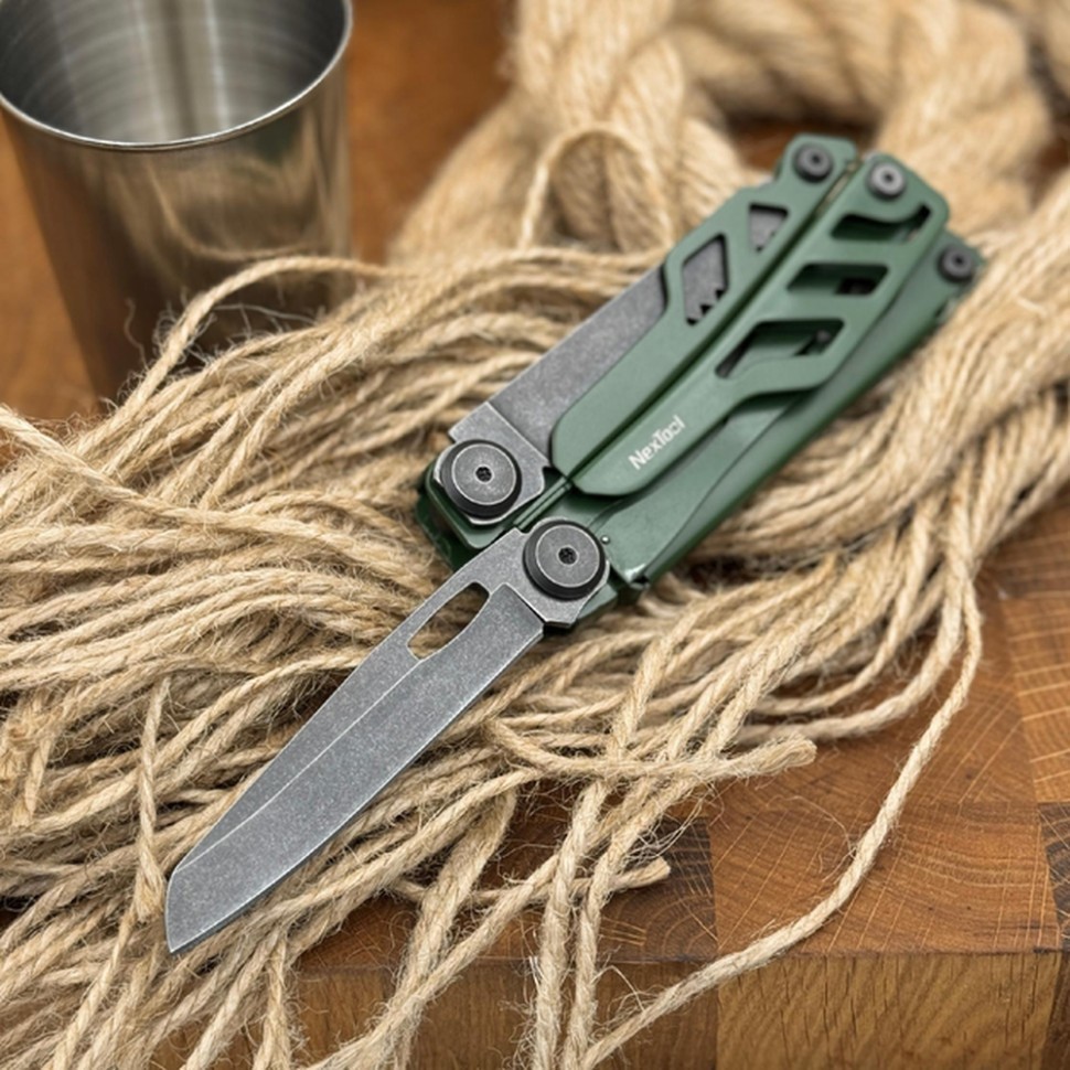 Мультитул NexTool Flagship Pro, зелений, укр, укр