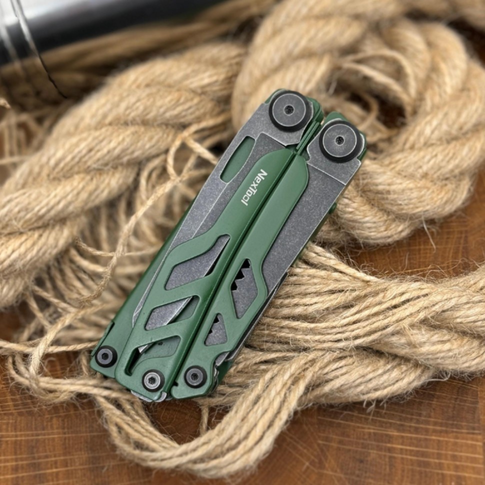 Мультитул NexTool Flagship Pro, зелений, укр, укр