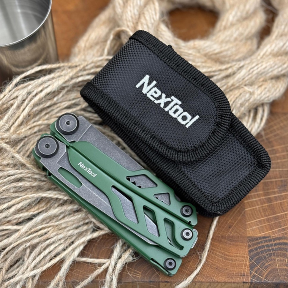 Мультитул NexTool Flagship Pro, зелений, укр, укр