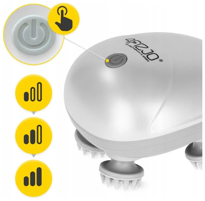 Електричний масажер для голови 4FIZJO Smart Head Massager White (P-5907739319500)