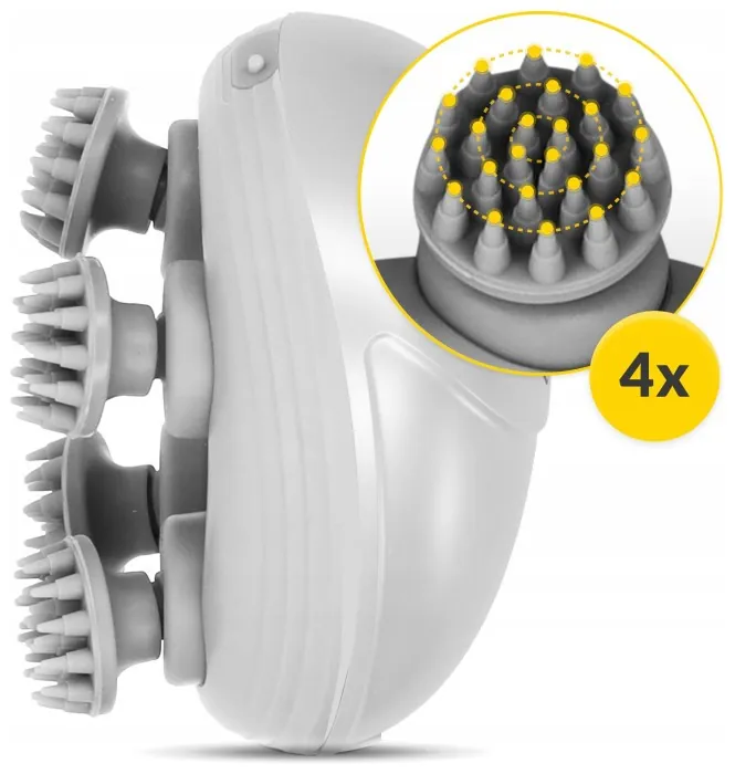 Електричний масажер для голови 4FIZJO Smart Head Massager White (P-5907739319500)