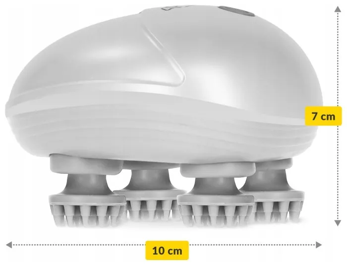 Електричний масажер для голови 4FIZJO Smart Head Massager White (P-5907739319500)