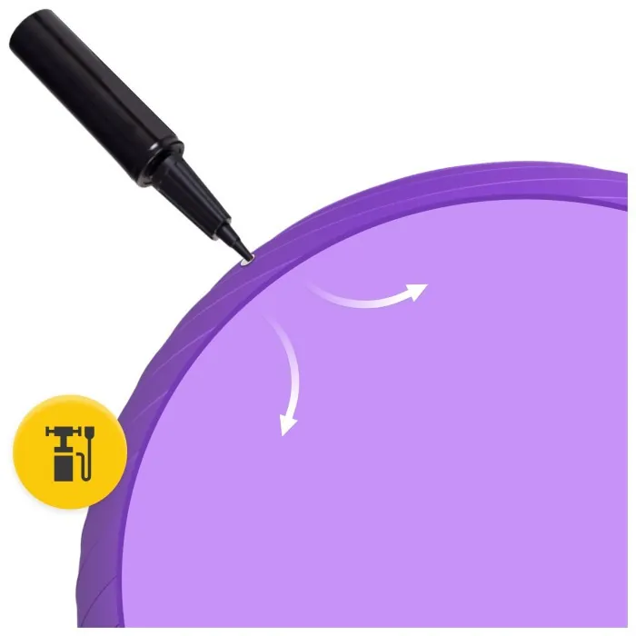 М'яч для фітнесу (фітбол) 4FIZJO 85 см Anti-Burst Violet (P-5905973404846)