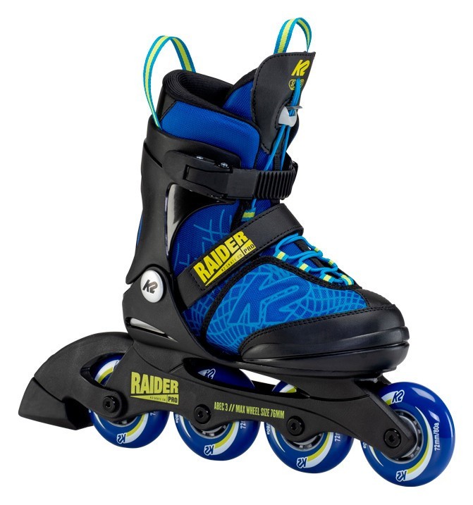 Роликові коньки дитячі K2 RAIDER PRO S (29-34) 170-205мм Blue/yellow/black (30F0205.1.1), укр, укр