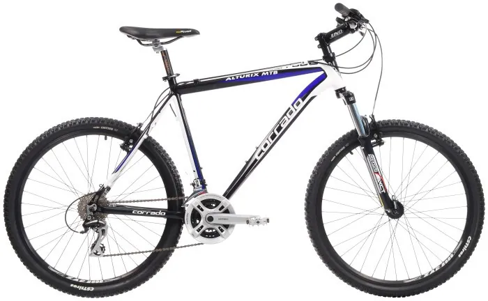 Велосипед CORRADO 26 MTB AL ALTURIX-VB, Черно-голубой