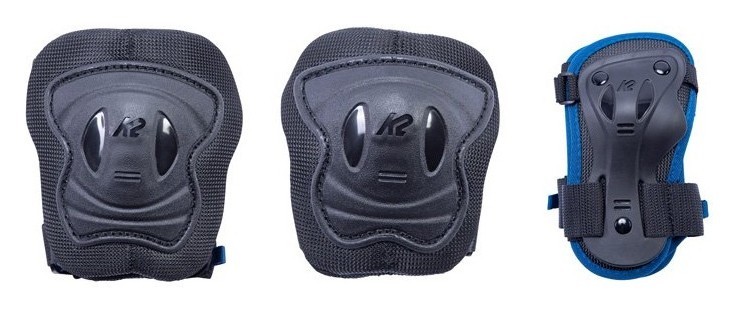 Захисний комплект для роликових ковзанів K2 RAIDER PRO PAD SET XS Black (30E1400.1.1), укр, укр