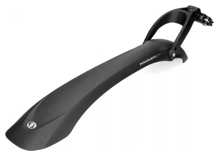 Крыло задн. 24"-29" SIMPLA Hammer SDE PRO SPEEDclamp mounting быстросъемный крепеж, черный с белыми вставками