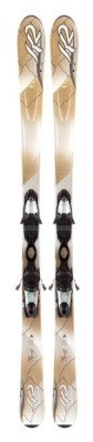 Лижі гірські комплект K2 Supersmooth+MOD 10.0 ER3 139см Beige/white (1020108.122.1+1021012.122.1)