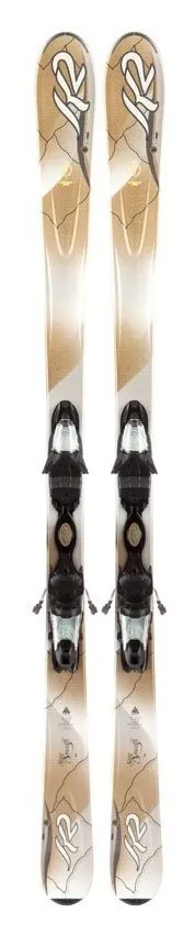 Гірські лижі комплект K2 Supersmooth+MOD 10.0 ER3 139см Бежевий/білий (1020108.122.1+1021012.122.1) (146 см бежевий, білий)