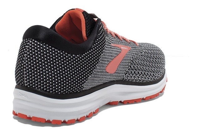 Кроссовки женские Brooks REVEL 2 W 36.5 (6.0US) Black/light grey/coral (1202811B072)