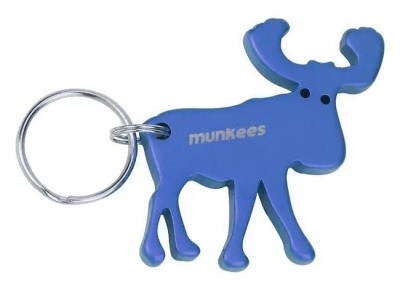 Munkees 3473 брелок-открывалка Moose dark blue
