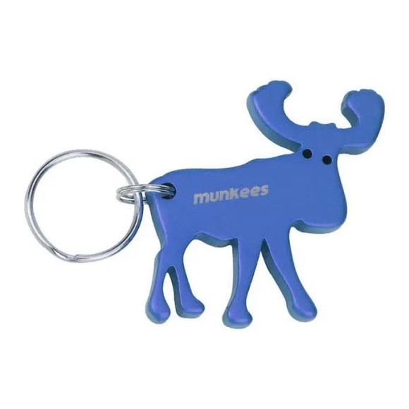 Munkees 3473 брелок-открывашка Moose dark blue
