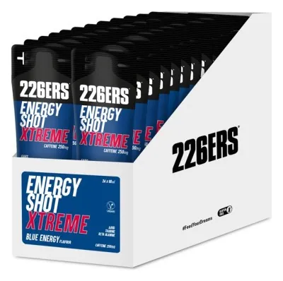 Гель 226ERS Energy Shot XTREM 250мг кофеїну синя енергія 60г 24шт/уп 1440г