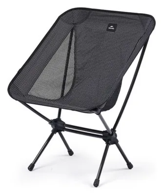 Стілець складаний Naturehike Moon YL08 NH20JJ027, 600D Oxford / алюміній, чорний