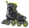 Роликові коньки для дорослих Rollerblade ZETRABLADE ELITE M 38 (6US) 240мм Black/lime (07967000), укр