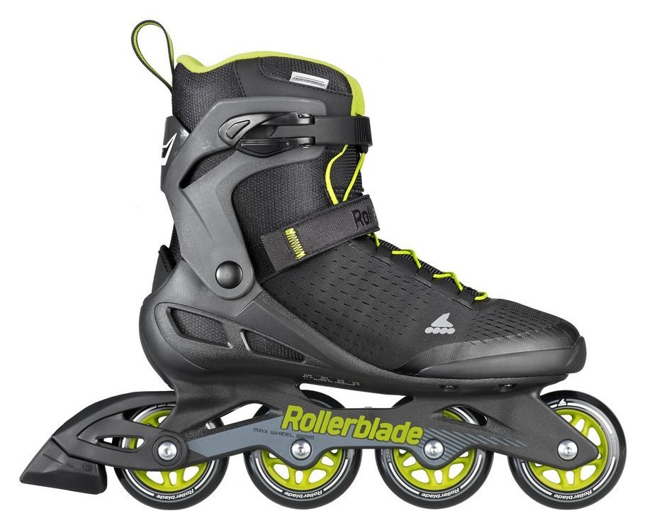 Роликовые коньки для взрослых Rollerblade ZETRABLADE ELITE M 38 (6US) 240мм Black/lime (07967000)