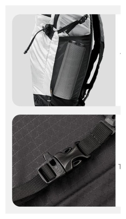 Рюкзак ультралегкий Naturehike CNK2300BB012, 15 л, білий