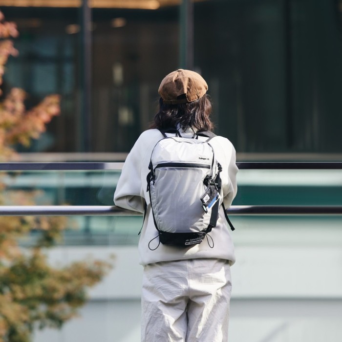 Рюкзак ультралегкий Naturehike CNK2300BB012, 15 л, білий, укр, укр