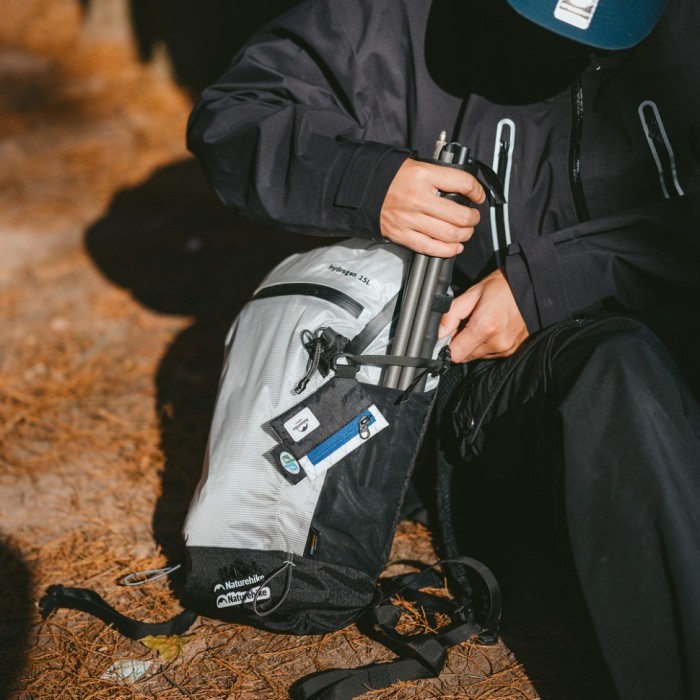 Рюкзак ультралегкий Naturehike CNK2300BB012, 15 л, білий, укр, укр