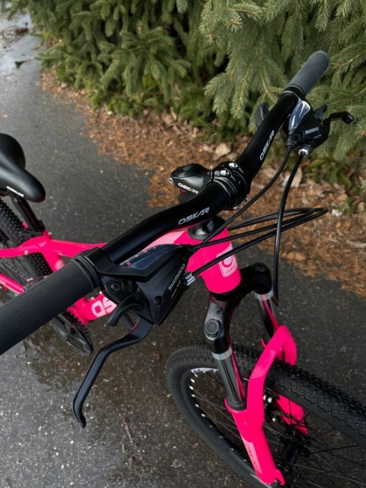 Велосипед Oskar 24" Mia рожевий 2026, укр, укр