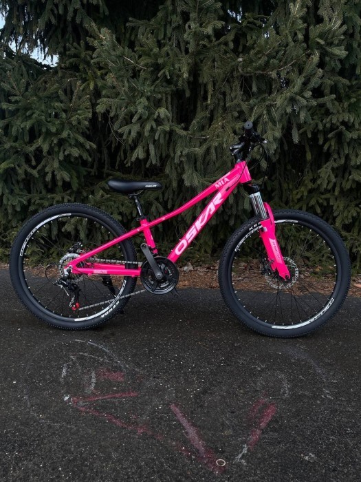 Велосипед Oskar 24" Mia рожевий 2026, укр, укр