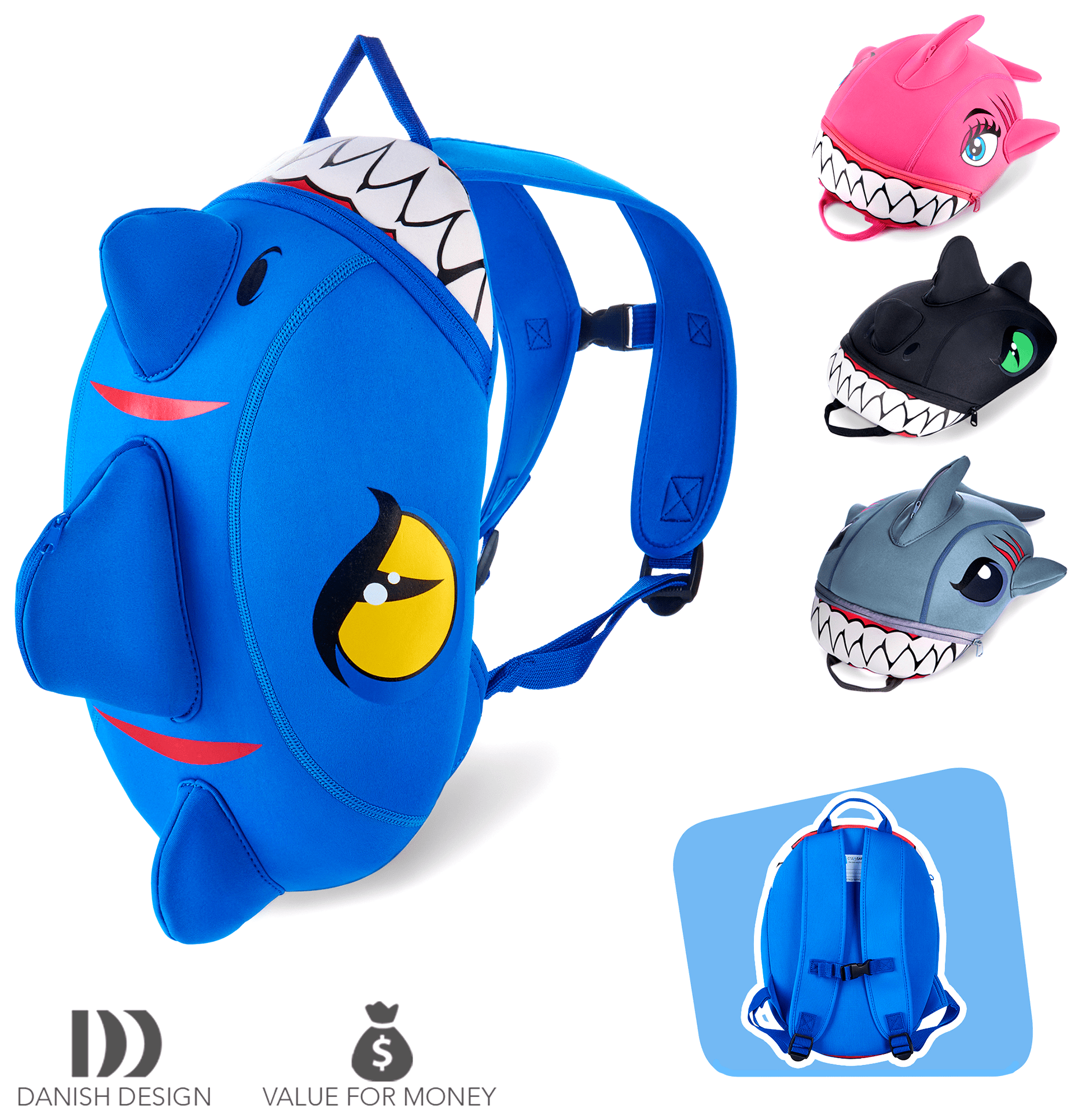 Рюкзак Crazy Safety Blue Dragon