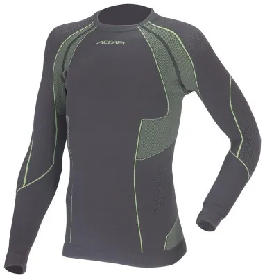 Термофутболка з довгим рукавом дитяча Accapi Polar Bear, Black/Lime, XXXS