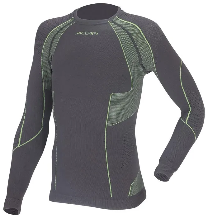 Термофутболка з довгим рукавом дитяча Accapi Polar Bear, Black/Lime, XXXS