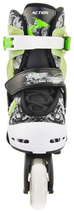 Роликовые коньки Action PAT/Green/34-37