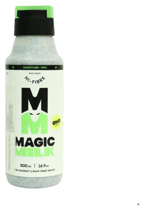 Герметик для камер синтетичний латексний  OKO Magik Milk Innertube-Pro Hi-Fiber 500 мл сумісний CO2, укр, укр