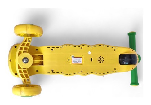 Детский трехколесный самокат Cuest Dino 8101