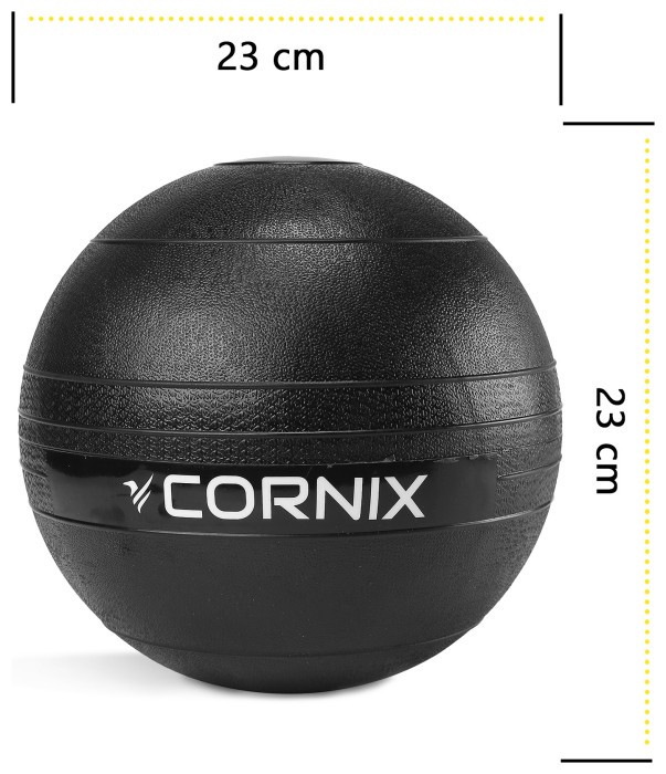 Слембол (медичний м'яч) для кросфіту Cornix Slam Ball 6 кг XR-0545 Black