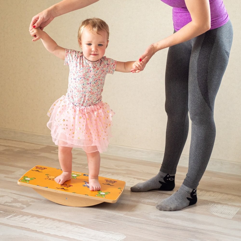 Балансборд для дітей Більгоу Yellow EXD21 Ex-board