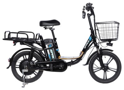 Велосипед з електроприводом 18" AL SPACE eELDORADO (new) DD FR рама-15" 48 B 15 А*г 1000 Вт чорно-синій 2026