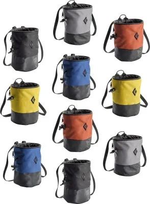 Набор мешочков для магнезии Black Diamond Mojo Zip Chalk Bag 10 Pack, One Size
