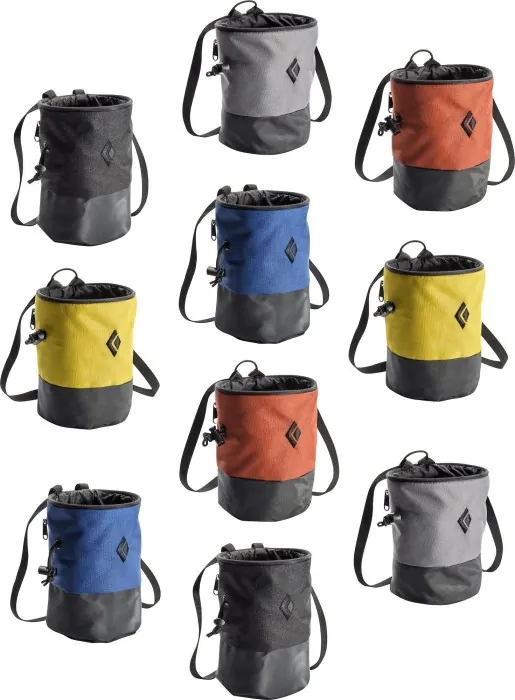 Набор мешочков для магнезии Black Diamond Mojo Zip Chalk Bag 10 Pack, One Size