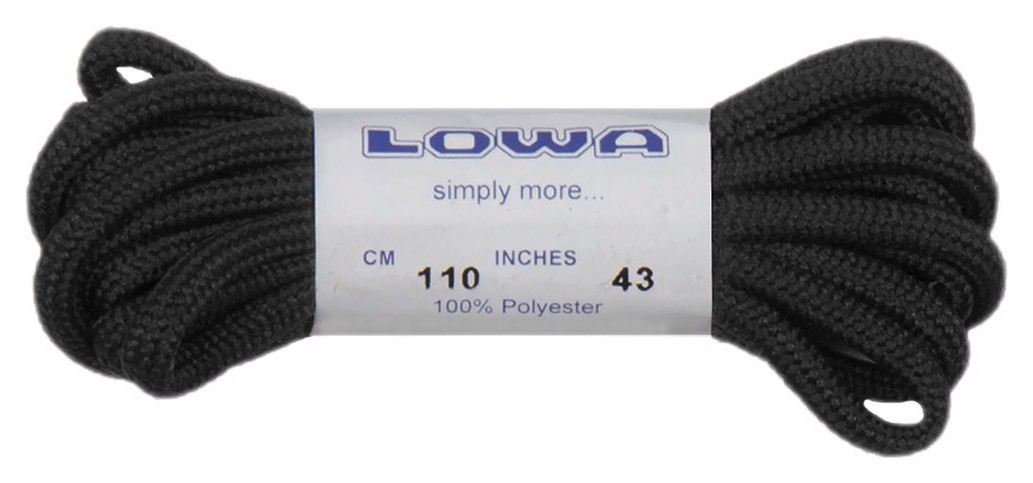 Шнурки LOWA ATC Lo 110 см black-black