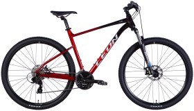 Велосипед AL 29" Leon TN 105 DD CS рама-21" чорний з червоним 2025