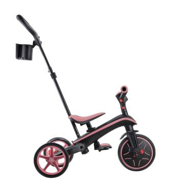 Велосипед дитячий GLOBBER серії EXPLORER TRIKE FOLDABLE 4в1, рожевий, до 20кг, 3 колеса, укр, укр