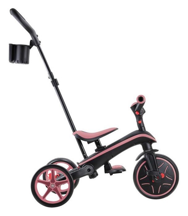 Велосипед дитячий GLOBBER серії EXPLORER TRIKE FOLDABLE 4в1, рожевий, до 20кг, 3 колеса, укр, укр