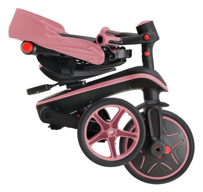 Велосипед дитячий GLOBBER серії EXPLORER TRIKE FOLDABLE 4в1, рожевий, до 20кг, 3 колеса, укр, укр