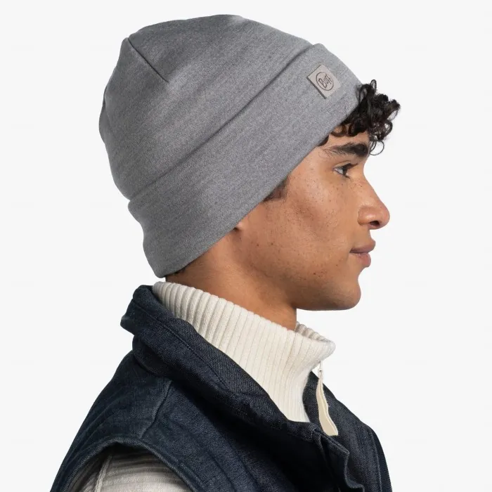 Шапка Buff Merino Heavyweight Beaney, Solid Light Grey