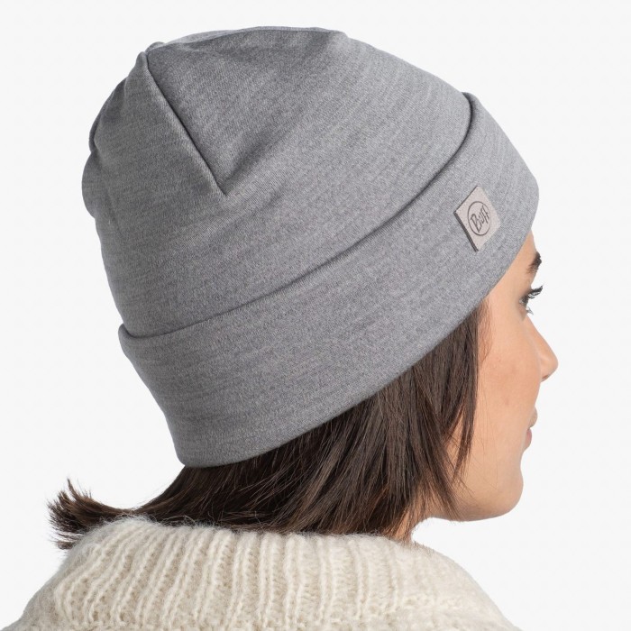 Шапка Buff Merino Heavyweight Beaney, Solid Light Grey