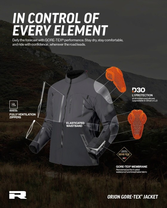 Мотокуртка RICHA ORION GTX GORETEX Black XL