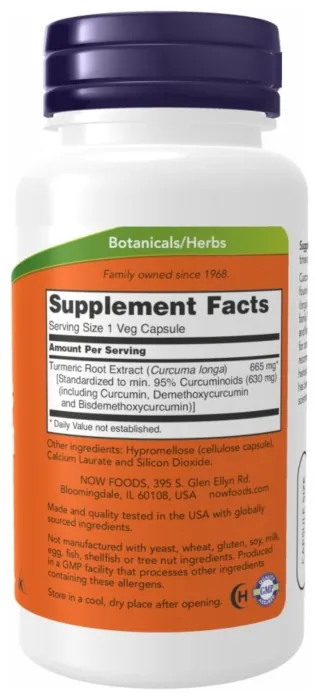 Turmeric Curcumin Extract - 120 vcaps